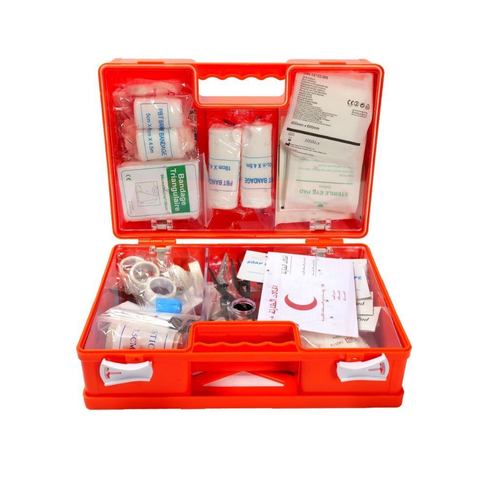 FIRST AID KIT 50 PERSON ORANGE BOX – Office First Aid Kit, Contains A Neoprene Seal, Dustproof, for Business Companies, Small Factories, Workshops, Labs 3 FIRST AID KIT 50 PERSON ORANGE BOX – Office First Aid Kit, Contains A Neoprene Seal, Dustproof, for Business Companies, Small Factories, Workshops, Labs - Image 3
