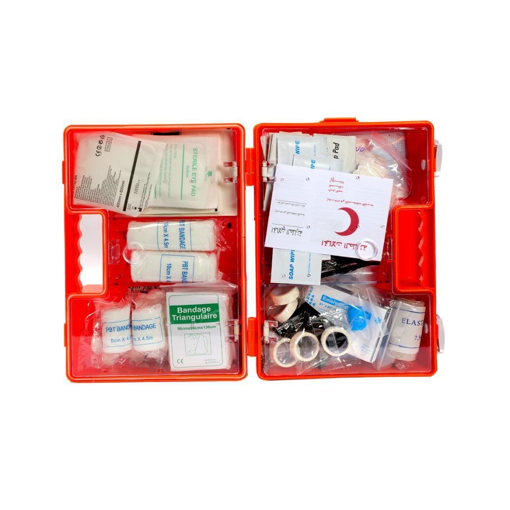 FIRST AID KIT 50 PERSON ORANGE BOX – Office First Aid Kit, Contains A Neoprene Seal, Dustproof, for Business Companies, Small Factories, Workshops, Labs 4 FIRST AID KIT 50 PERSON ORANGE BOX – Office First Aid Kit, Contains A Neoprene Seal, Dustproof, for Business Companies, Small Factories, Workshops, Labs - Image 4