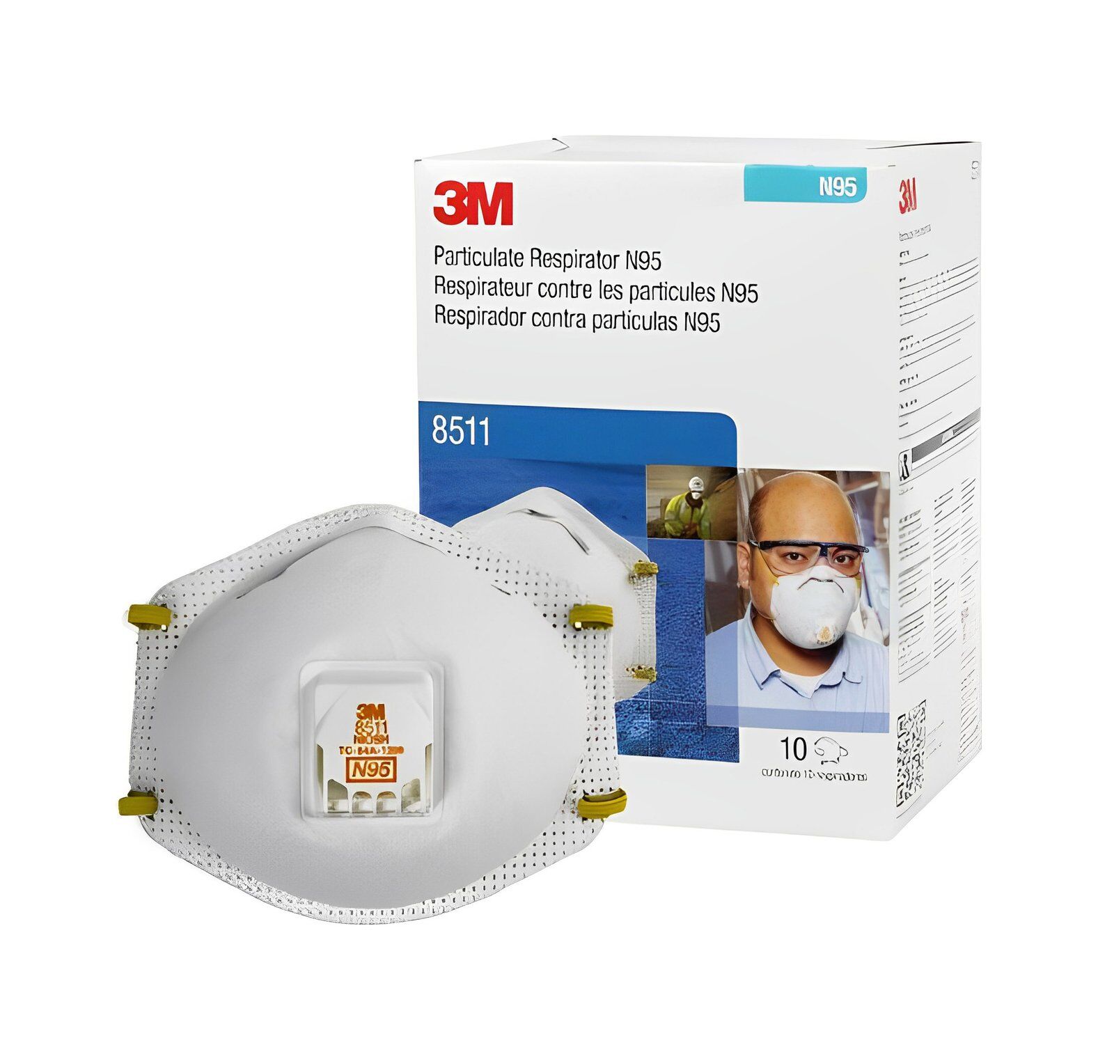 3M™ - Particulate Respirator - 8511 , - N95 1 3M™ Particulate Respirator 8511 , N95