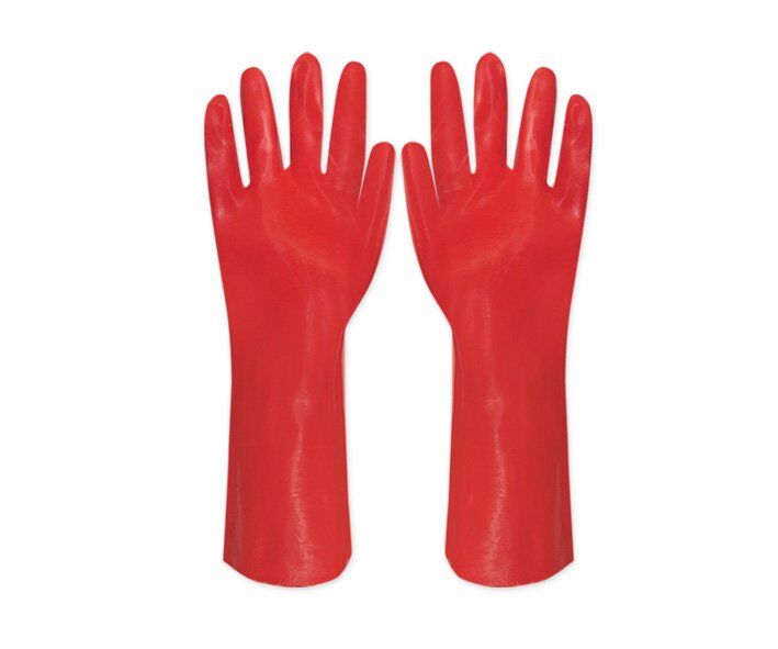 Durable & Waterproof PVC Gloves: 18-Inch Protection for Your Hands 1 Durable & Waterproof PVC Gloves: 18-Inch Protection for Your Hands