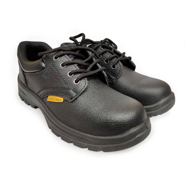 Robustman Safety Shoes Executive AAA - L/A-S3 - Low Ankle Shoes, Buffalo Leather, Steel Toecap & Midsole Rope Laced 9 ROBUSTMAN Safety shoes Executive