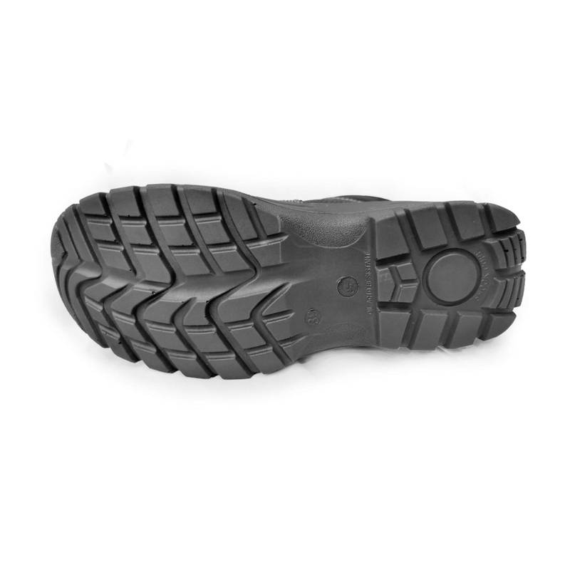 Robustman Safety Shoes High H/A-S3 - High Ankle Shoes, Buffalo Leather, Black Air Mesh, Steel Toecap & Midsole Rope Laced 6 ROBUSTMAN SAFETY SHOES HIGH