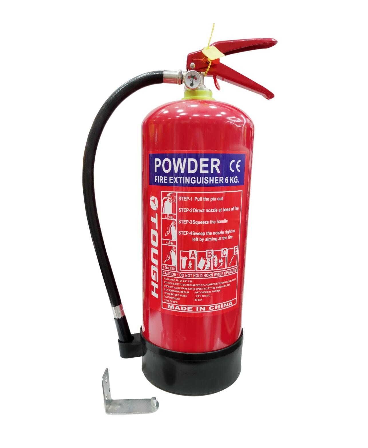 Fire Extinguisher Dry Chemical Powder - Extremely Safe and Long Service, Very good insulating properties, easy to handle and operate 6 Fire Extinguisher Dry Chemical Powder 6 KG