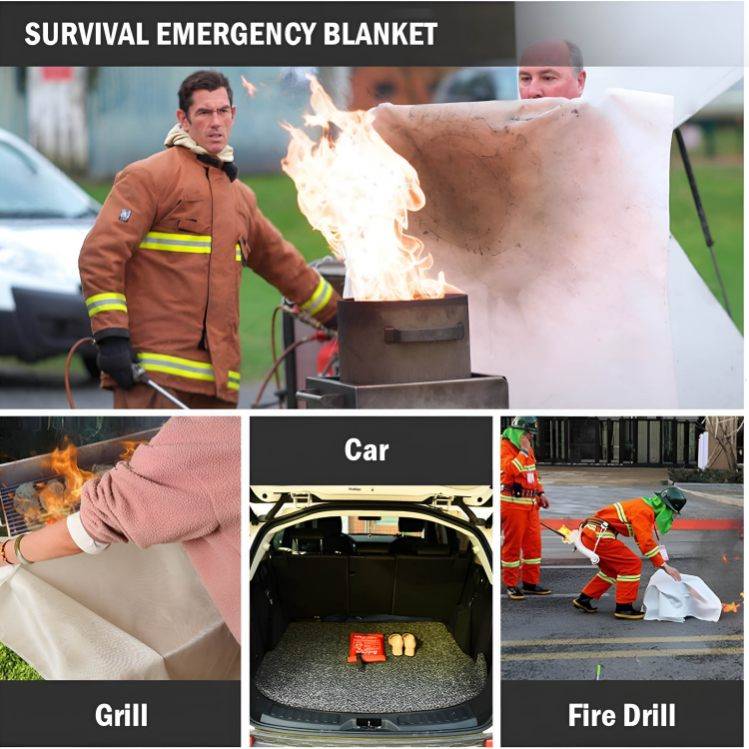 Fire Blanket Fiberglass - Fire Emergency Blanket - Suppression Blanket - Flame Retardant Blanket - Emergency Survival Safety Cover for Kitchen, Home, House, Car, Office, Warehouse 9 Fire Blanket Fiberglass - Fire Emergency Blanket - Suppression Blanket - Flame Retardant Blanket - Emergency Survival Safety Cover for Kitchen, Home, House, Car, Office, Warehouse - Image 9