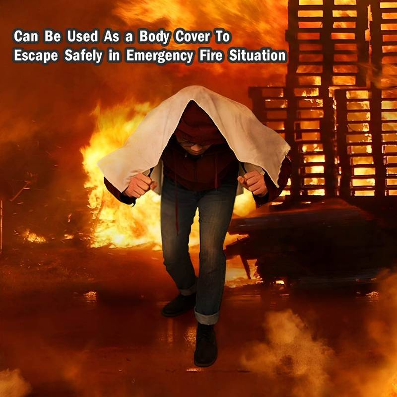 Fire Blanket Fiberglass - Fire Emergency Blanket - Suppression Blanket - Flame Retardant Blanket - Emergency Survival Safety Cover for Kitchen, Home, House, Car, Office, Warehouse 12 Fire Blanket Fiberglass - Fire Emergency Blanket - Suppression Blanket - Flame Retardant Blanket - Emergency Survival Safety Cover for Kitchen, Home, House, Car, Office, Warehouse - Image 12