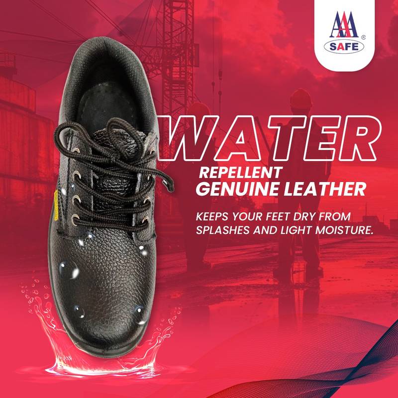Robustman Safety Shoes Executive AAA - L/A-S3 - Low Ankle Shoes, Buffalo Leather, Steel Toecap & Midsole Rope Laced 6 Robustman Safety Shoes Executive AAA - L/A-S3 - Low Ankle Shoes, Buffalo Leather, Steel Toecap & Midsole Rope Laced - Image 6