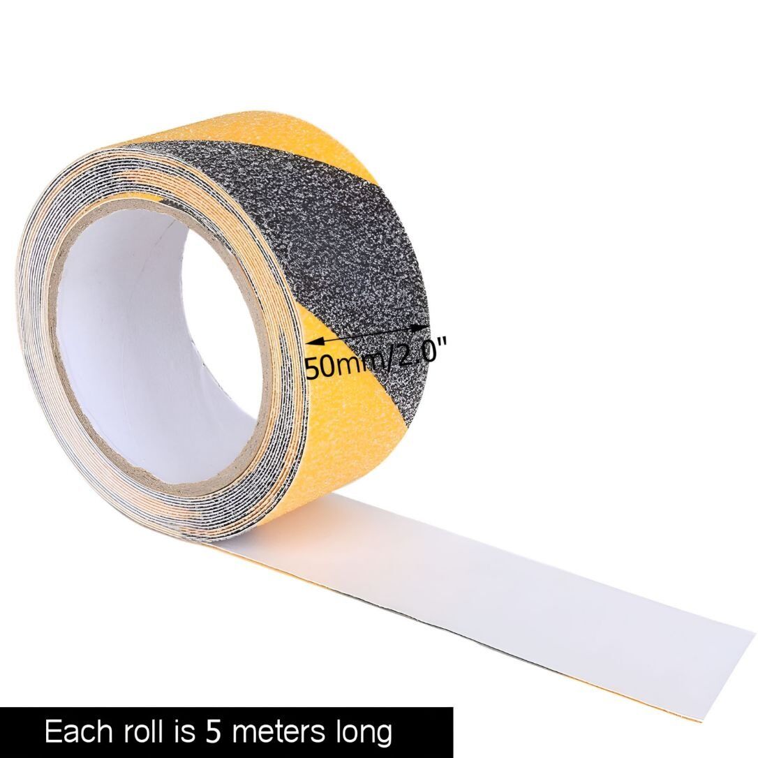 ANTI-SLIP TAPE - SELF ADHESIVE HAZARD STICKER TAPE FOR FLOOR STEPS 5 ANTI-SLIP TAPE - SELF ADHESIVE HAZARD STICKER TAPE FOR FLOOR STEPS - Image 5