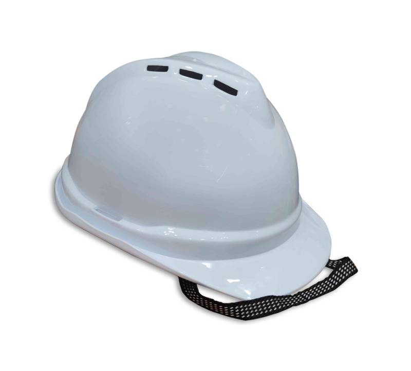 AAA SAFE SAFETY HELMET AAA/SH-53 - Helmet with rachet & Ear Muff, Lightweight and comfortable 2 Safety Helmet SH-53 white