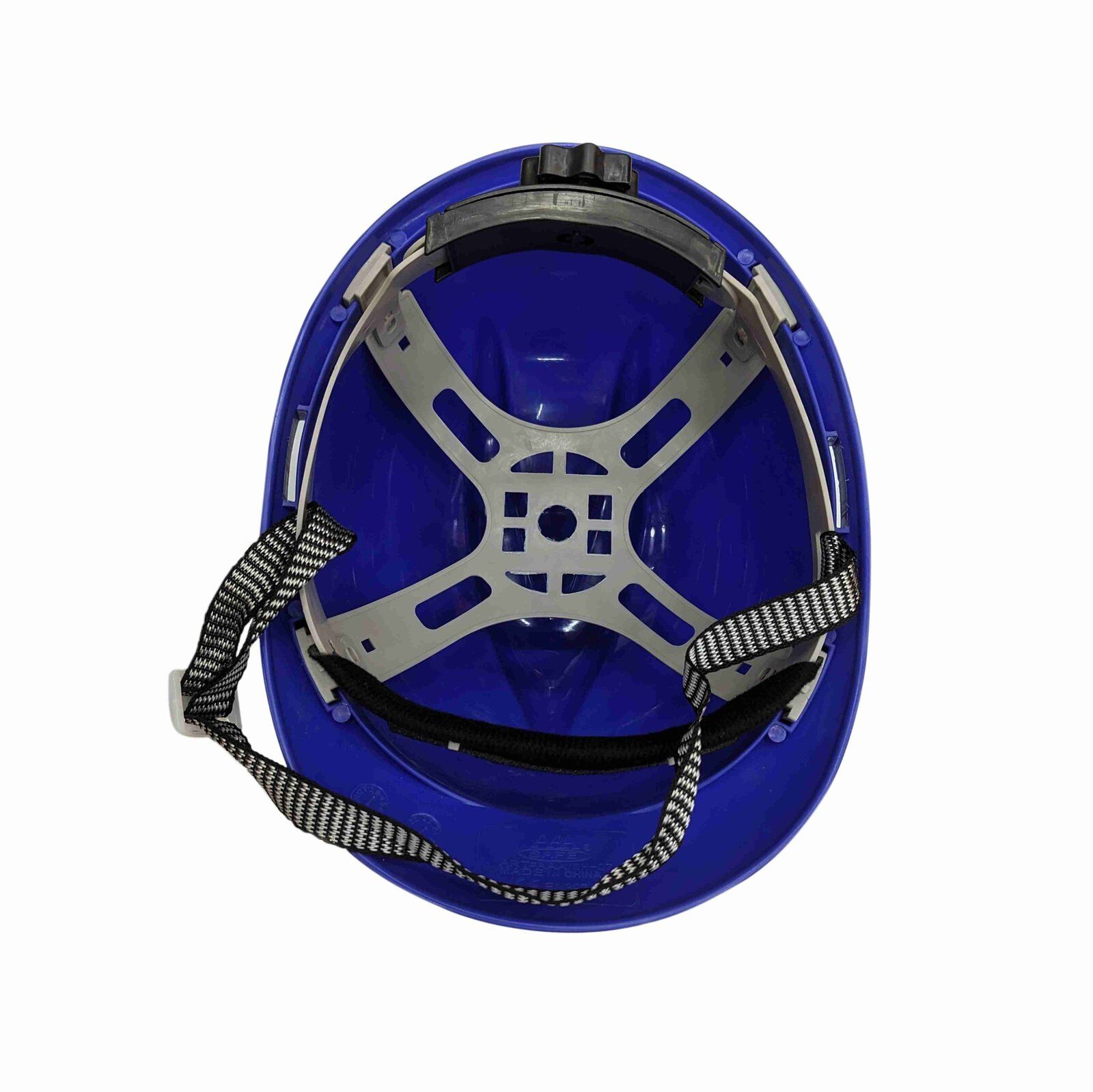 AAA SAFE SAFETY HELMET AAA/SH-07 - HDPE Safety Helmet with adjustable ratchet & Ear Muff, Lightweight & Comfortable 5 Safety Helmet SH-07 blue inside