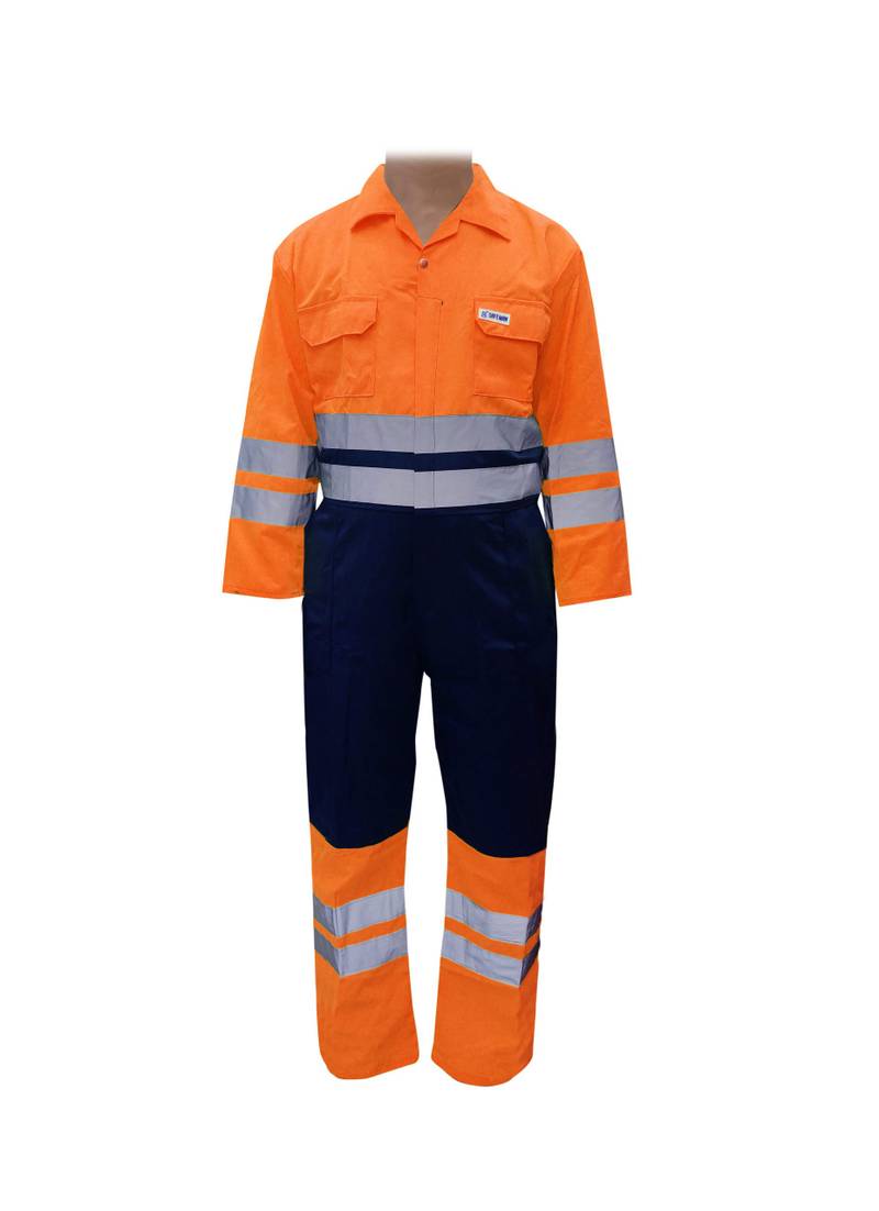 Safeman Coverall: Reliable Protection & Comfort for Various Work Environments 1 Coverall Safeman Orange