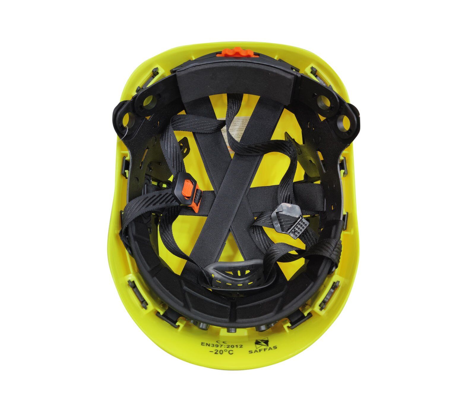 SAFFAS SAFETY HELMET MINING SF-06 - ABS + PC Heavy Duty helmet, ventilated, Textile Harness with Pin wheel Knob adjustable ratchet, Chinstrap adjustable. 3 SAFFAS SAFETY HELMET MINING SF-06 - ABS + PC Heavy Duty helmet, ventilated, Textile Harness with Pin wheel Knob adjustable ratchet, Chinstrap adjustable. - Image 3