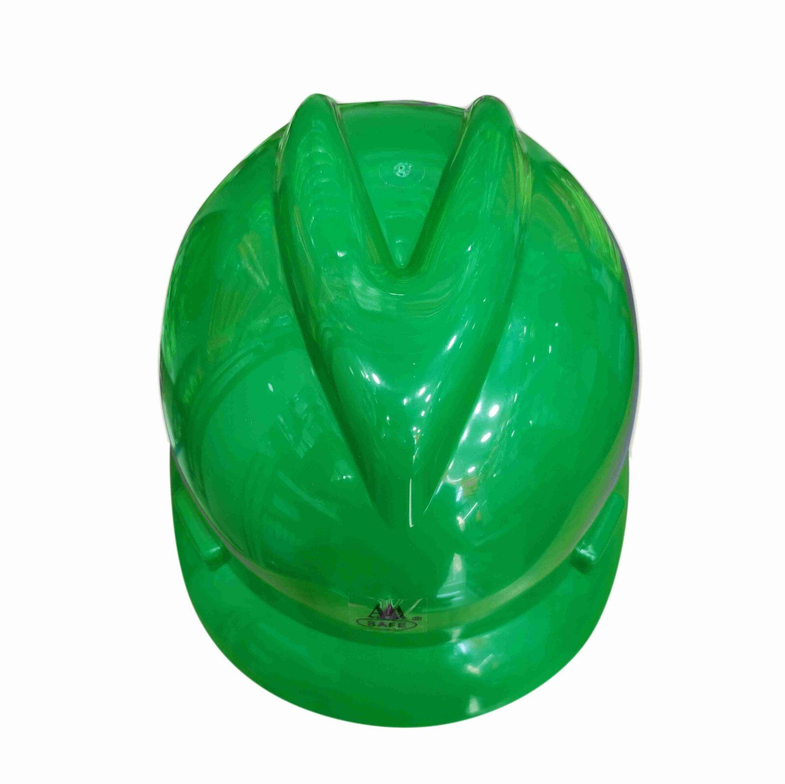 AAA SAFE SAFETY HELMET AAA/SH-07 - HDPE Safety Helmet with adjustable ratchet & Ear Muff, Lightweight & Comfortable 6 Safety Helmet SH-07 green