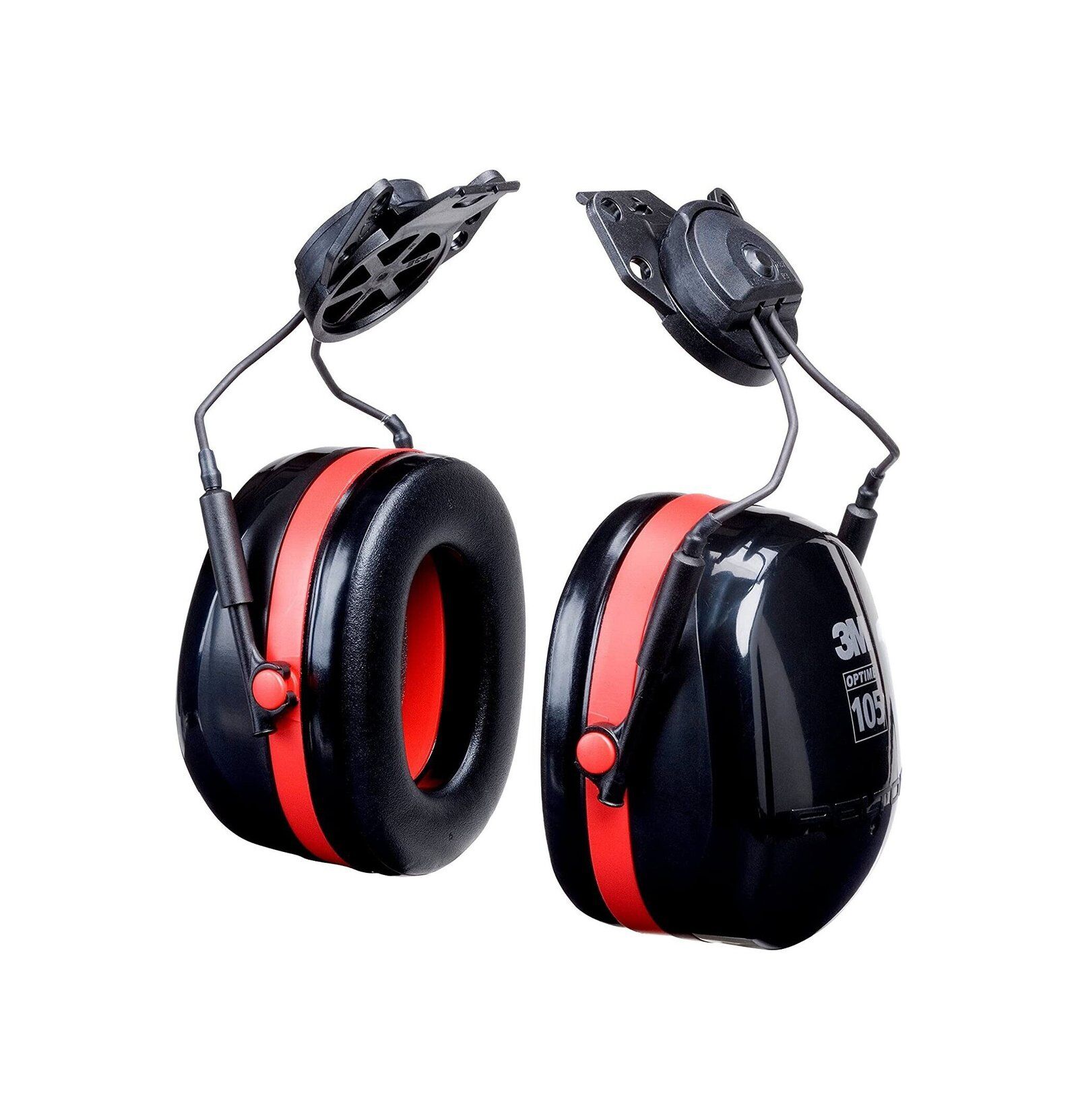 3M Peltor Optime 105 Earmuffs (Hard Hat Attached) 1 3M™ PELTOR™ Optime™ 105 Earmuffs H10P3E, Hard-Hat-Attached