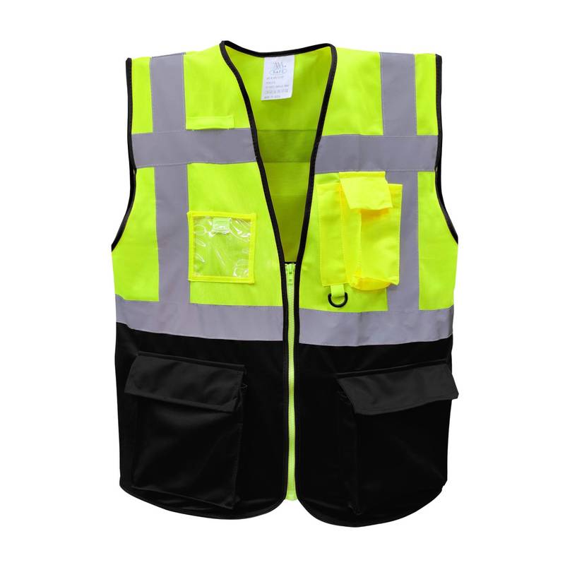 AAA Safety Jacket SJ-63 – High-Visibility Reflective Strips, Good Quality, Comfortable, Breathable and Light Enough 1 Safety Jacket SJ-63