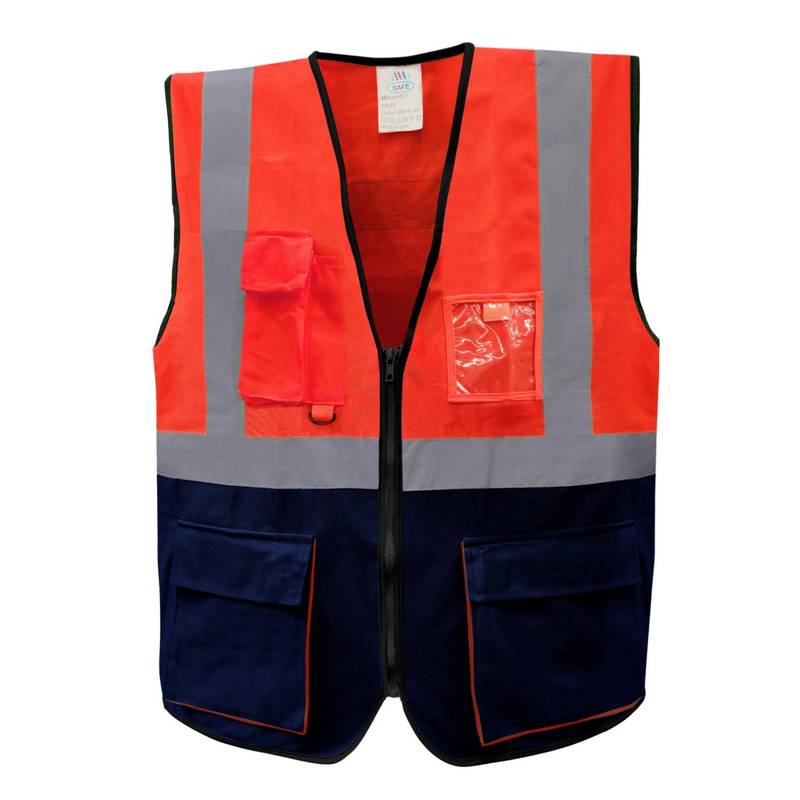 AAA Safe SJ-73: High-Visibility & Breathable Safety Jacket 1 Safety Jacket SJ-73
