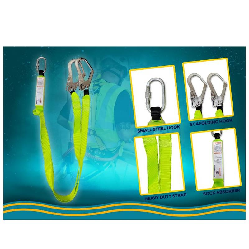 Double Lanyard: Secure & Reliable Fall Arrest Connection 2 Double Lanyard: Secure & Reliable Fall Arrest Connection - Image 2