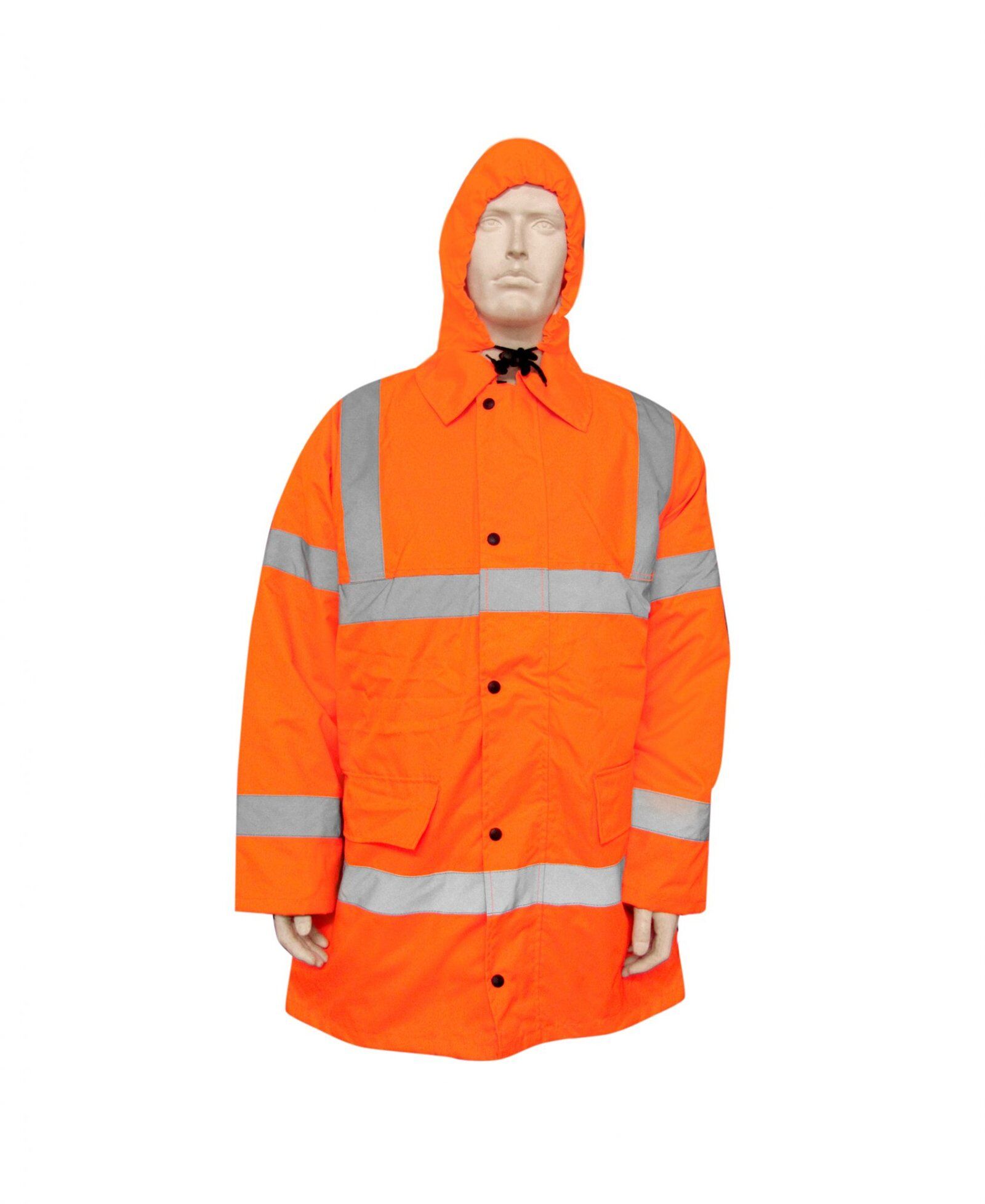 Cold Jacket - Orange - Superior Visibility, Waterproof, Stain-proof, Moisture-Permeable Fabric, Breathable 1 Cold Jacket - Orange - Superior Visibility, Waterproof, Stain-proof, Moisture-Permeable Fabric, Breathable