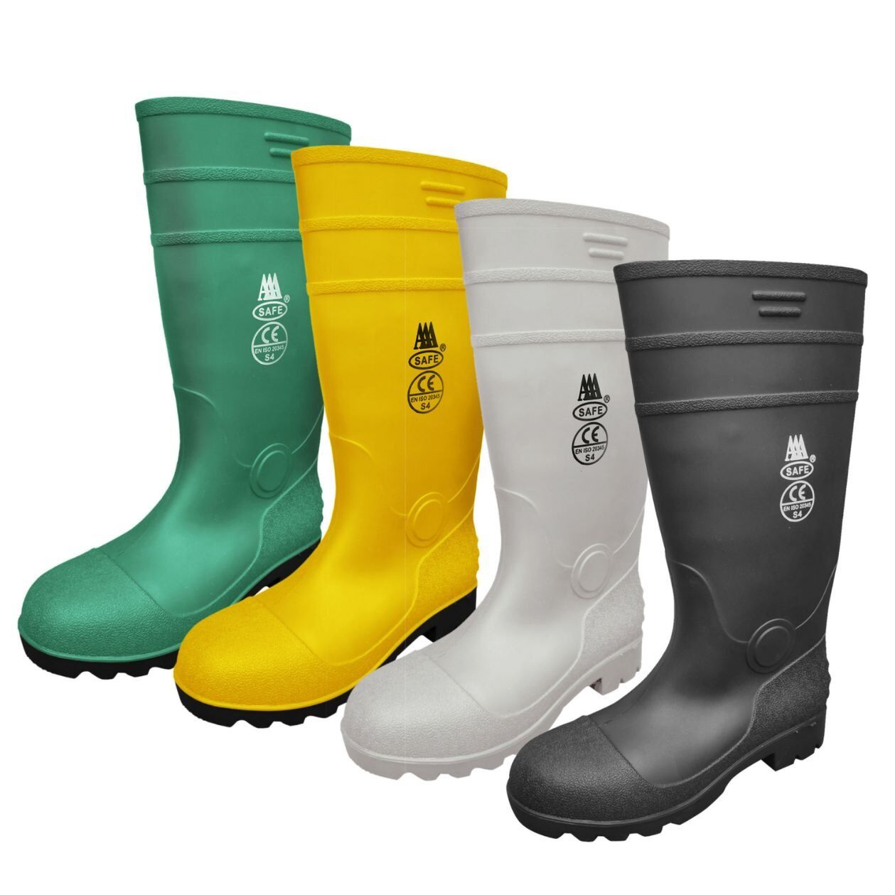 Gumboots Safety - Made with Steep toe cap, Heavy duty PVC Gumboot, waterproof, Comfortable & durable Safety Gumboots 2 Gumboots Safety - Made with Steep toe cap, Heavy duty PVC Gumboot, waterproof, Comfortable & durable Safety Gumboots - Image 2