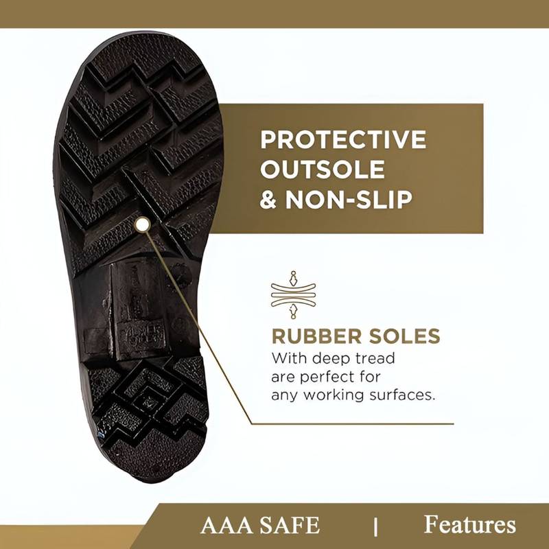 Gumboots Safety - Made with Steep toe cap, Heavy duty PVC Gumboot, waterproof, Comfortable & durable Safety Gumboots 4 Gumboots Safety - Made with Steep toe cap, Heavy duty PVC Gumboot, waterproof, Comfortable & durable Safety Gumboots - Image 4